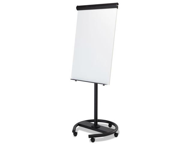 MasterVision 360 Multi-Use Mobile Magnetic Dry Erase Easel 27 x 41 Black Frame EA4806156