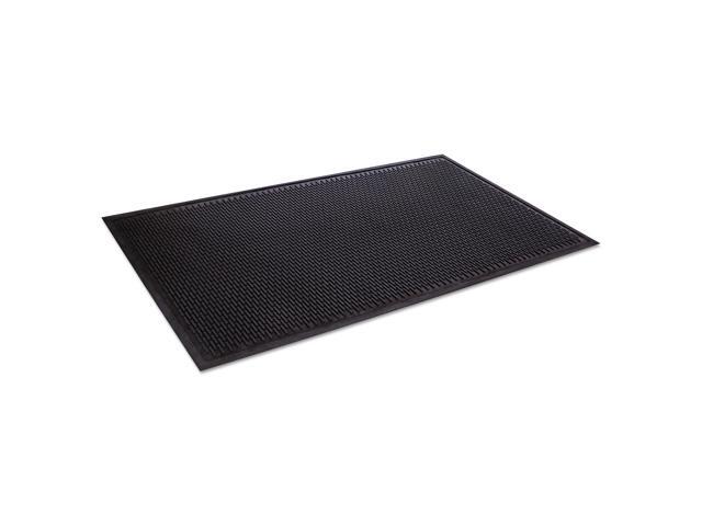 Crown-Tred Indoor/Outdoor Scraper Mat Rubber 43 3/4 x 66 3/4 Black TD0046BK