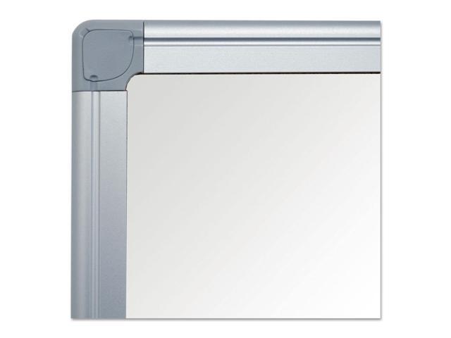 MasterVision Value Lacquered Steel Magnetic Dry Erase Board 36 x 48 White Aluminum Frame MA0507170