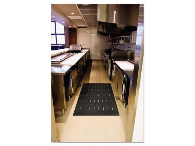 Guardian Free Flow Comfort Utility Floor Mat 36 x 48 Black 34030401