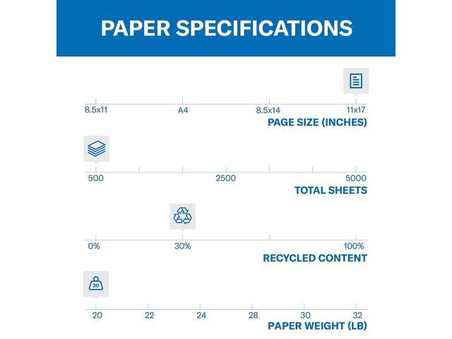 Hammermill Colors Multipurpose Paper 20 lbs 11' x 17' Canary 640177