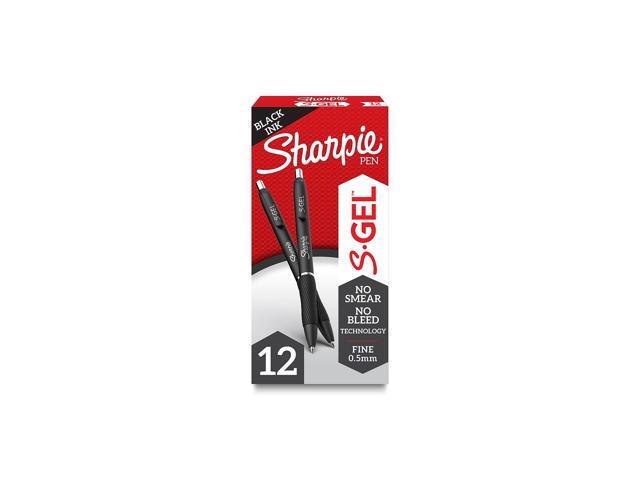 Sharpie S-Gel S-Gel Retractable Gel Pen Fine 0.5 mm BLK Ink 2096145