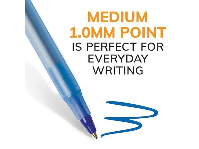 BIC Round Stic Xtra Life Ballpoint Pen Medium Point Blue Ink 144/Pack (GSM144AZ-BLU)