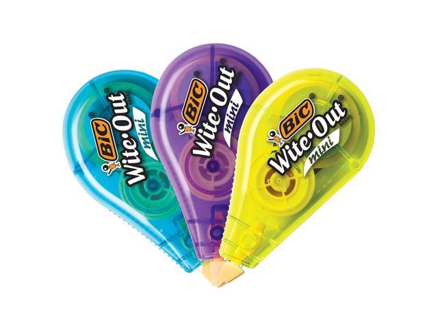 BIC Wite-Out Mini Correction Tape White 3/Pack (WOTMP31-WHI)