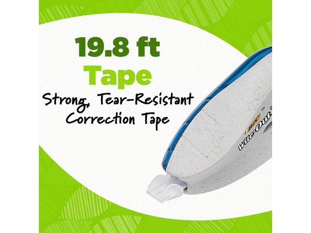 BIC Ecolutions Wite-Out Brand Correction Tape White 2/Pack (WOET21-WHI)