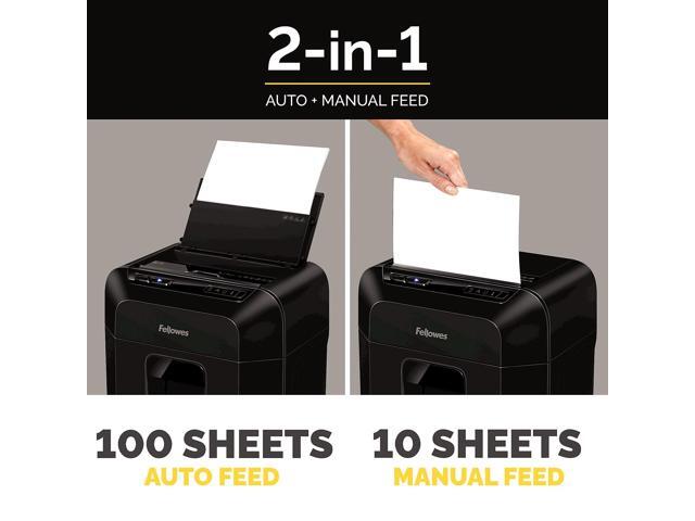 Fellowes AutoMax 100MA 100-Sheet Micro-Cut Shredder (4704001) 4704001FEL