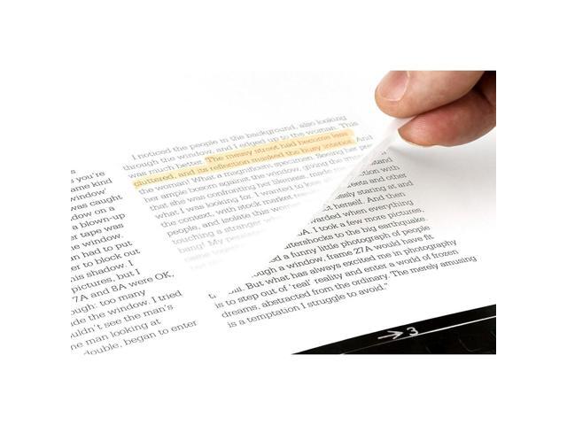 Post-it Transparent Notes 2-7/8' x 2-7/8' 36 Sheets/Pad 1 Pad/Pack (600-TRSPT)