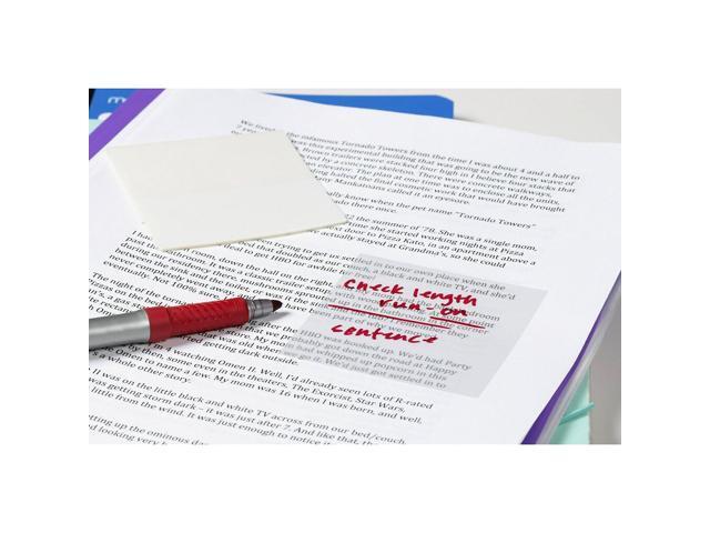 Post-it Transparent Notes 2-7/8' x 2-7/8' 36 Sheets/Pad 1 Pad/Pack (600-TRSPT)