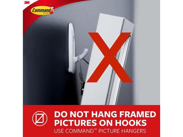 Command X-Large Utility Hooks White 2/Pack (17010-2ES)