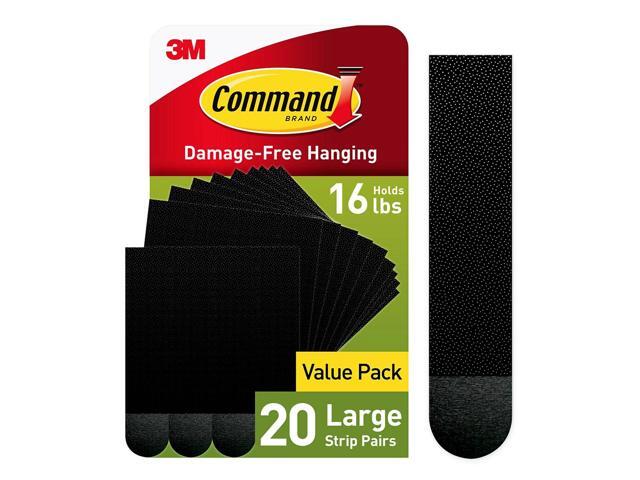 Command Large Picture Hanging Strips 20/Pack (17206BLK-20NA)