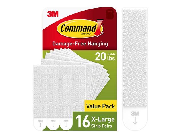 Command X-Large Picture Hanging Strips White 16/Pack (17217-16NA)