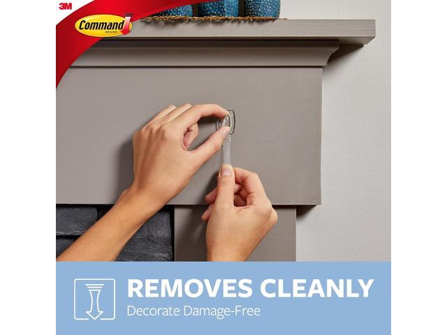 Command Mini Hooks Clear 30 Hooks/Pack (17006CLR-30NA)