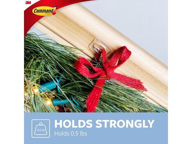Command Mini Hooks Clear 30 Hooks/Pack (17006CLR-30NA)
