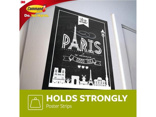 Command Small Poster Strips 104 Strips/Pack (17024-104NA) 17024104NA