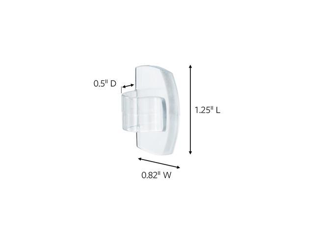 Command Outdoor Light Clips with Foam Strips Clear 30/Pack (17017CLRAW30NA)