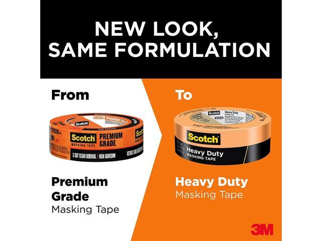 Scotch Heavy Duty 1.41' x 60.1 yds. Masking Tape Orange (2020+-36AP) 2020+36AP