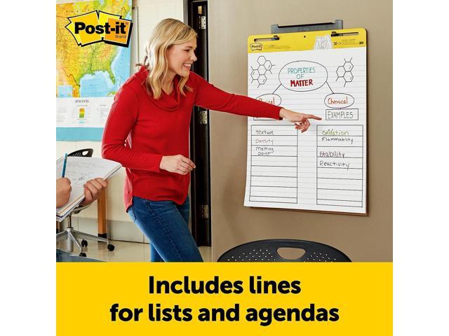Post-it Super Sticky Wall Easel Pad 25' x 30' Lined 30 Sheets/Pad 6 Pads/Pack (561WL-VAD-6PK)