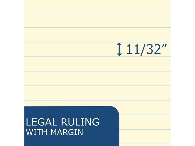 Roaring Spring 74220 Enviroshades Legal Notepads - 50 Assorted 5x8 Sheets - 72 Notepads/Carton