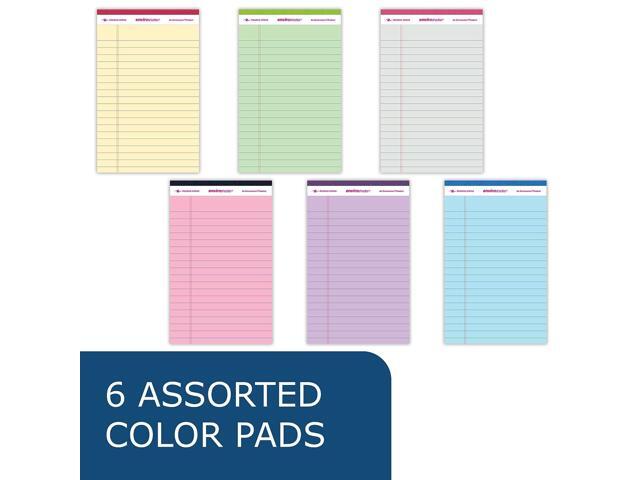 Roaring Spring 74220 Enviroshades Legal Notepads - 50 Assorted 5x8 Sheets - 72 Notepads/Carton