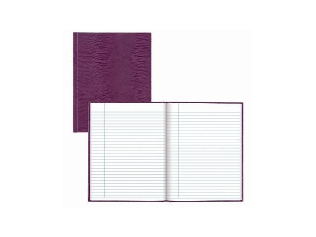 Blueline Hardcover Executive Journal 7.25' x 9.25' Wide-Ruled Grape 144 Pages (A7.RAS)