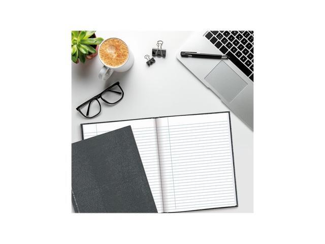 Blueline Hardcover Executive Journal 7.25' x 9.25' Wide-Ruled Cool Gray 144 Pages (A7.GRY)