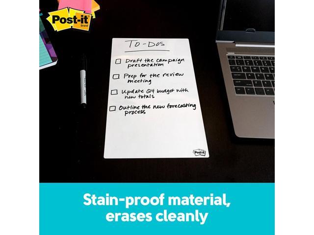 Post-it Dry Erase Sheets 7' x 11.3' 3/Pack (DEFSHEETS-3PK)