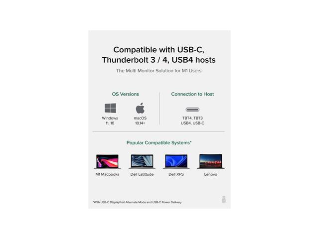 Plugable USB-C Docking Station, 4K Triple Monitors, 100W Laptop Charging - image 11