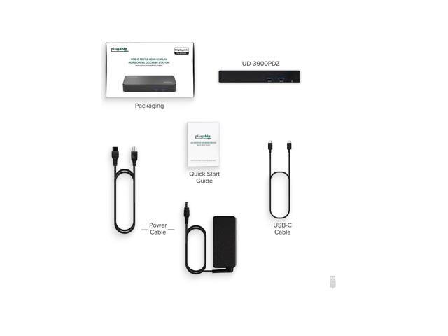 Plugable 12-in-1 USB-C Triple Monitor Docking Station, 100W Laptop Charging - image 12