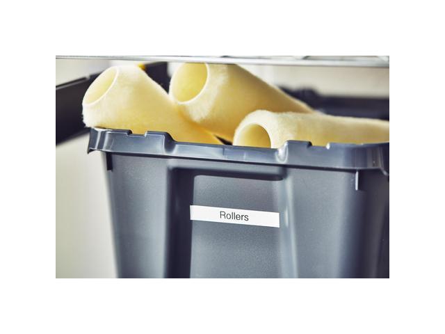 Brother P-touch TZe-231 Laminated Label Maker Tape 1/2' x 26-2/10' Black on White 8/Pack (TZe-2318PKB) TZE-2318PKB