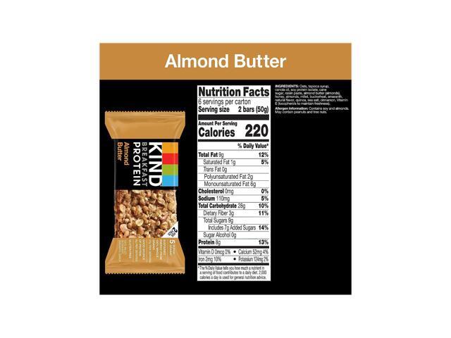 KIND Gluten-Free Almond Butter Protein Breakfast Bar 0.88 oz. 6 Bars/Box (41935) PHW41935