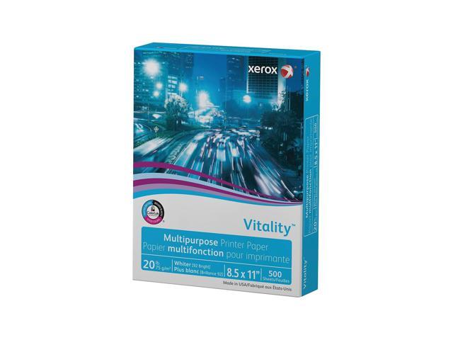 Xerox Vitality 8.5' x 11' Multipurpose Paper 20 lbs. 92 Brightness 500 Sheets/Ream (3R02047PY)