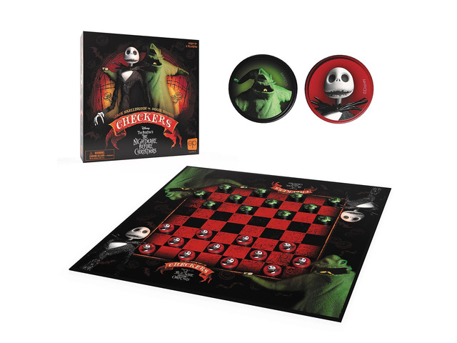 USAopoly Checkers: Disney Tim Burton The Nightmare Before Christmas (USACK004261)