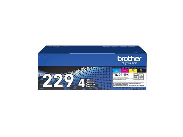 Brother - TN229 4-Pack Standard-Yield Toner Cartridges - Black/Cyan/Magenta/Yellow - image 2