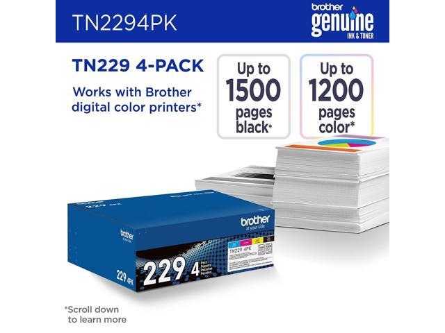 Brother - TN229 4-Pack Standard-Yield Toner Cartridges - Black/Cyan/Magenta/Yellow - image 5