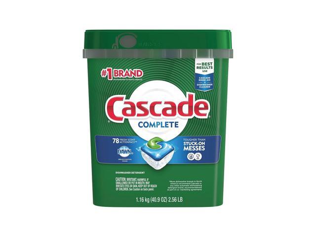 Cascade Complete ActionPacs Dishwashing Detergent Pod Fresh Scent 78 Pods/Box (97722)