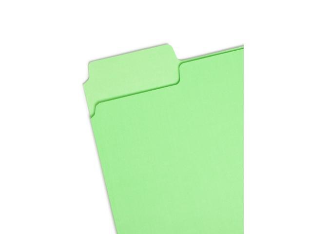Smead SuperTab File Folders 1-Tab Letter Size Assorted 24/Pack (11957)