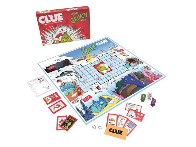 CLUE The Grinch Mystery Board Game (USACL154779)