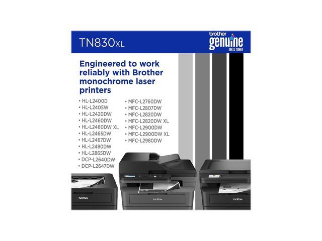 Brother - TN830XL High-Yield Toner Cartridge - Black - image 6