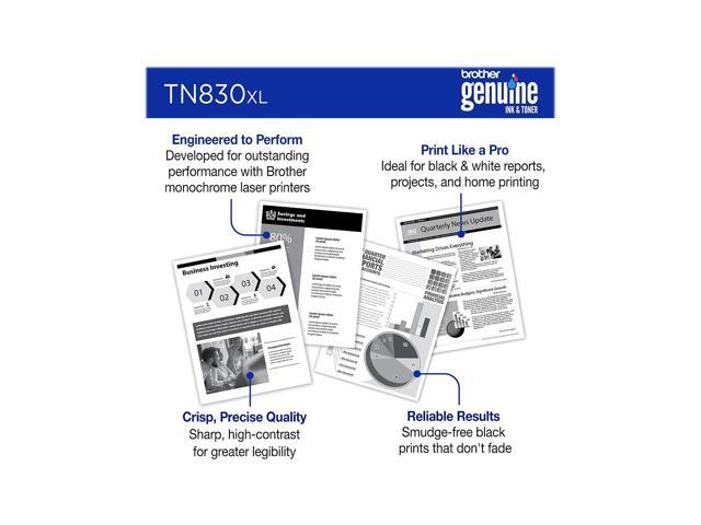 Brother - TN830XL High-Yield Toner Cartridge - Black - image 10