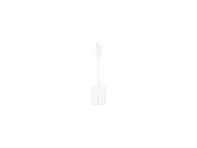 Belkin RockStar USB-C to USB-C Audio Adapter White (F7U081btWH)
