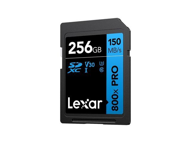 Lexar High-Performance 800x PRO BLUE Series 256GB SDXC Memory Card Class 10 UHS-I V30 (LSD0800P256G-BNNNU)