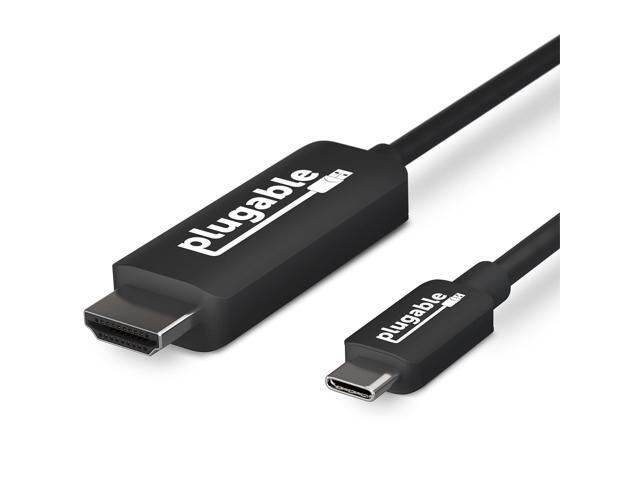 Plugable USB-C to HDMI Cable, 6ft/1.8m, HDMI 2.0, USB4 / Thunderbolt Adapter for 4K Monitor up to 4K 60Hz - image 10