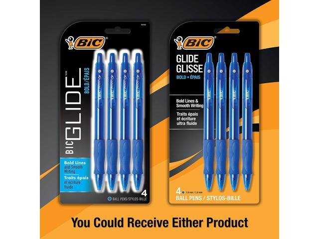 BIC Velocity Ballpoint Pen Bold Point Blue Ink 4/Pack (VLGBP41-BLU) 859024