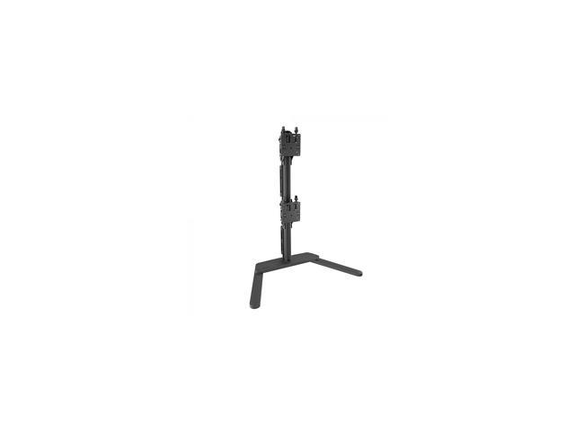 Atdec Freestanding Heavy Duty Dual Vertical Monitor Mount - Black - image 8