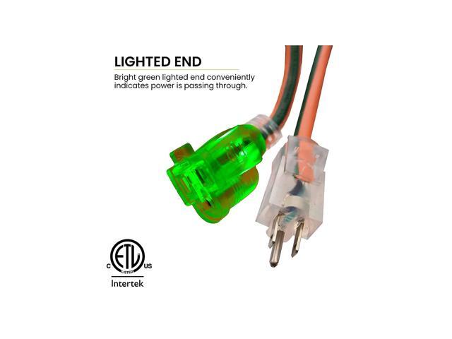 Go Green Power 50' Indoor/Outdoor Extension Cord 12 AWG Orange (GG-14050)