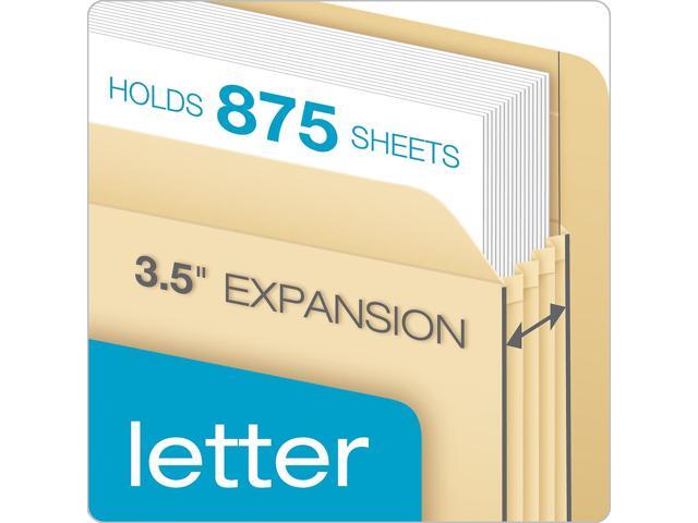 Pendaflex Manila Drop Front Shelf File Pockets Straight Cut 25 Pockets Letter