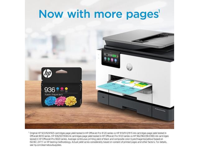 HP - 936 3-Pack Standard Capacity Ink Cartridges - Cyan/Magenta/Yellow - image 4