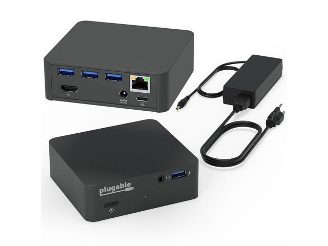Plugable USB-C Dock VESA Mount Compact with 85W Charging Thunderbolt 4/3 USB4 Compatible - image 9