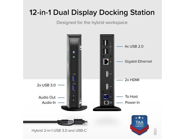 Plugable USB 3.0 Universal Dual Monitor Docking Station - image 9