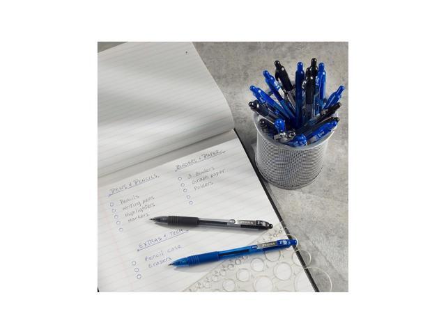 Zebra Z-Grip Retractable Ballpoint Pen Medium Point 1.0mm Black Ink 96/Pack (22196)